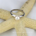 Adjustable Natural Freshwater Pearl Fashion Ring